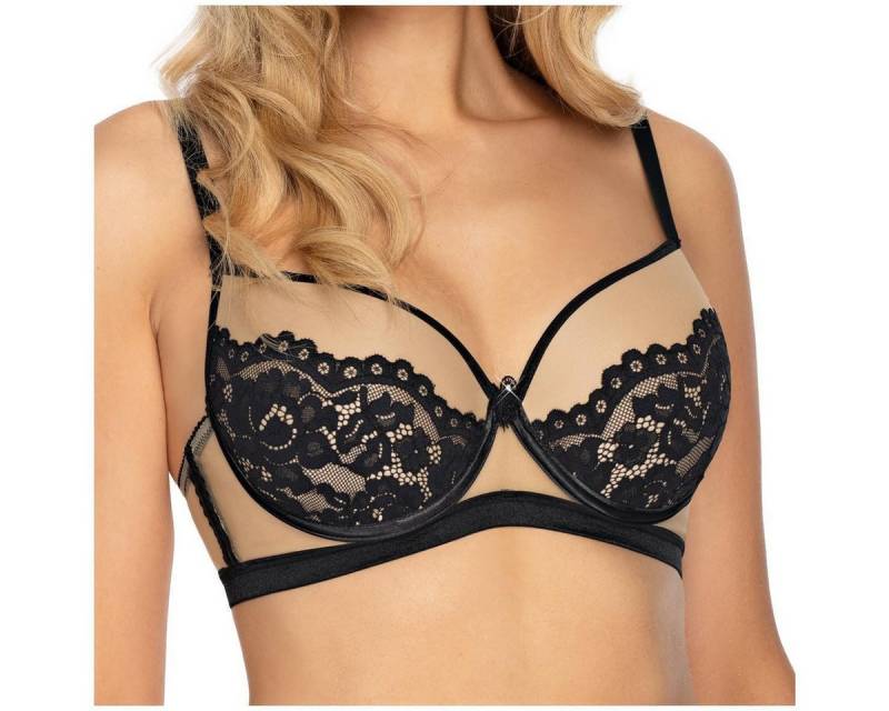 Róza Fullcup-BH RZ Torfi push-up bra black - (70B,70C,75B,75C,80B von Róza