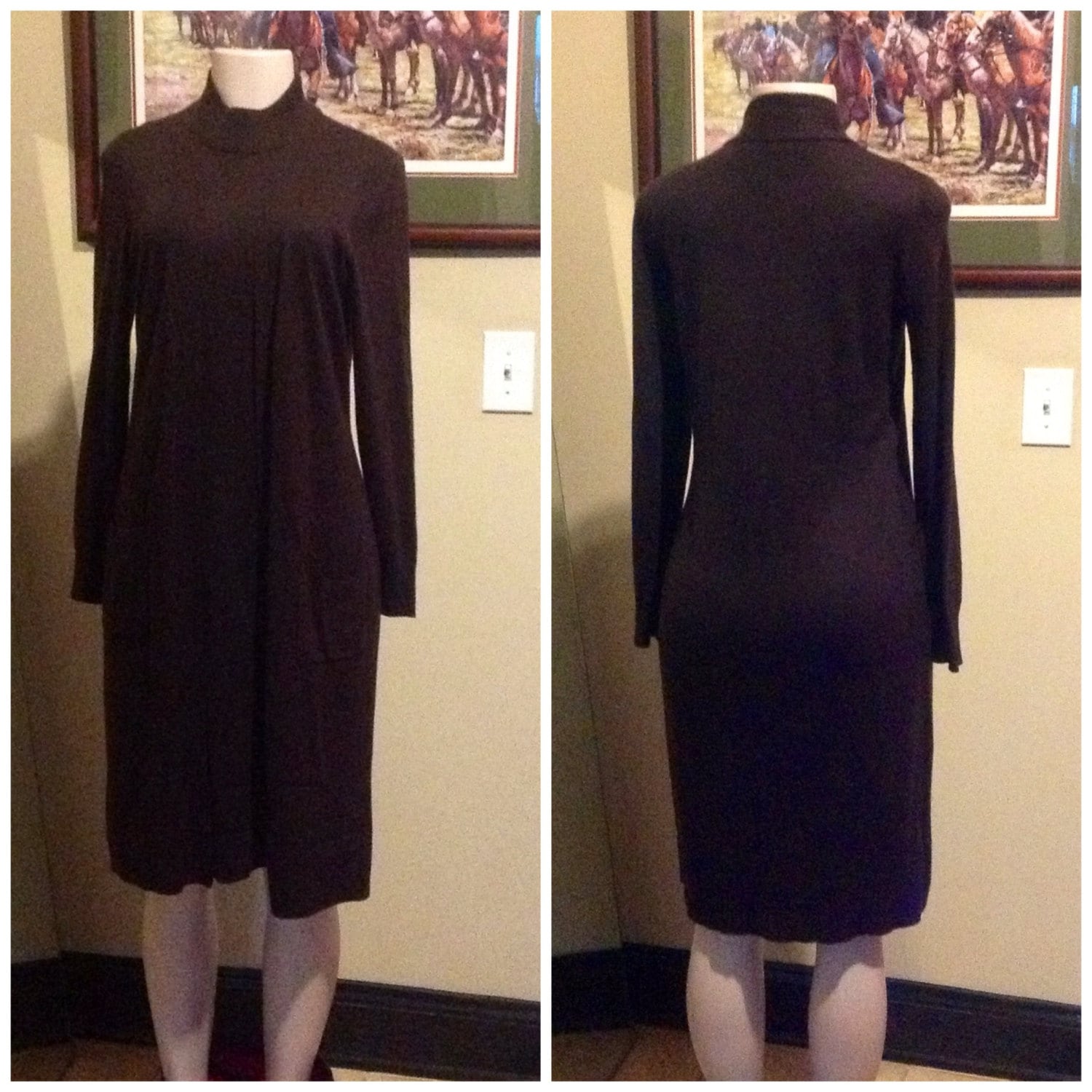 Braun Zwei Für Pullover Kleid Look Top An Befestigt Braun Zwei Für Pullover Kleid Look Top An Befestigt von RozzCloset