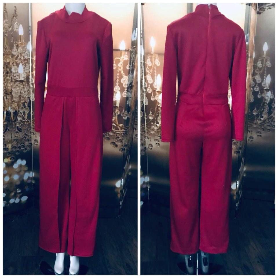 Maßgeschneiderter/Handgefertigter Roter Overall Maßgeschneiderter/Handgefertigter Roter Overall von RozzCloset