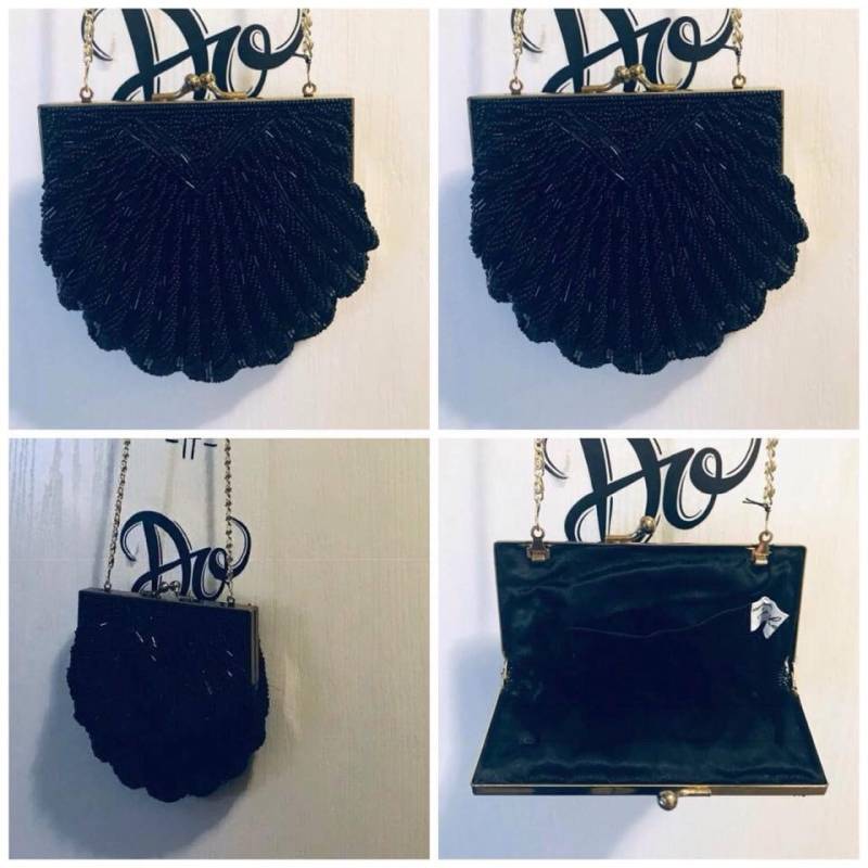 Schwarze Perlen Abendtasche Schwarze Perlen Abendtasche von RozzCloset