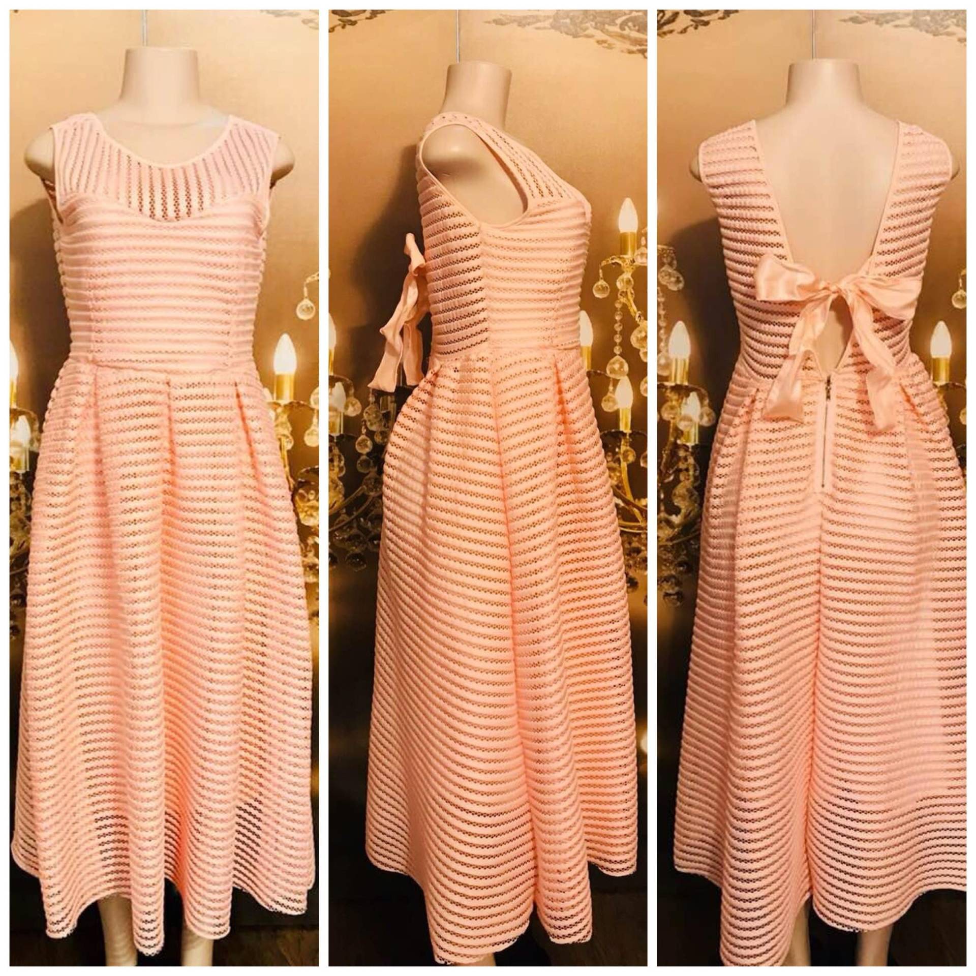 Upcycling Schönes Pfirsichkleid Mit Schleife Auf Der Rückseite Upcycling Schönes Pfirsichkleid Mit Schleife Auf Der Rückseite von RozzCloset