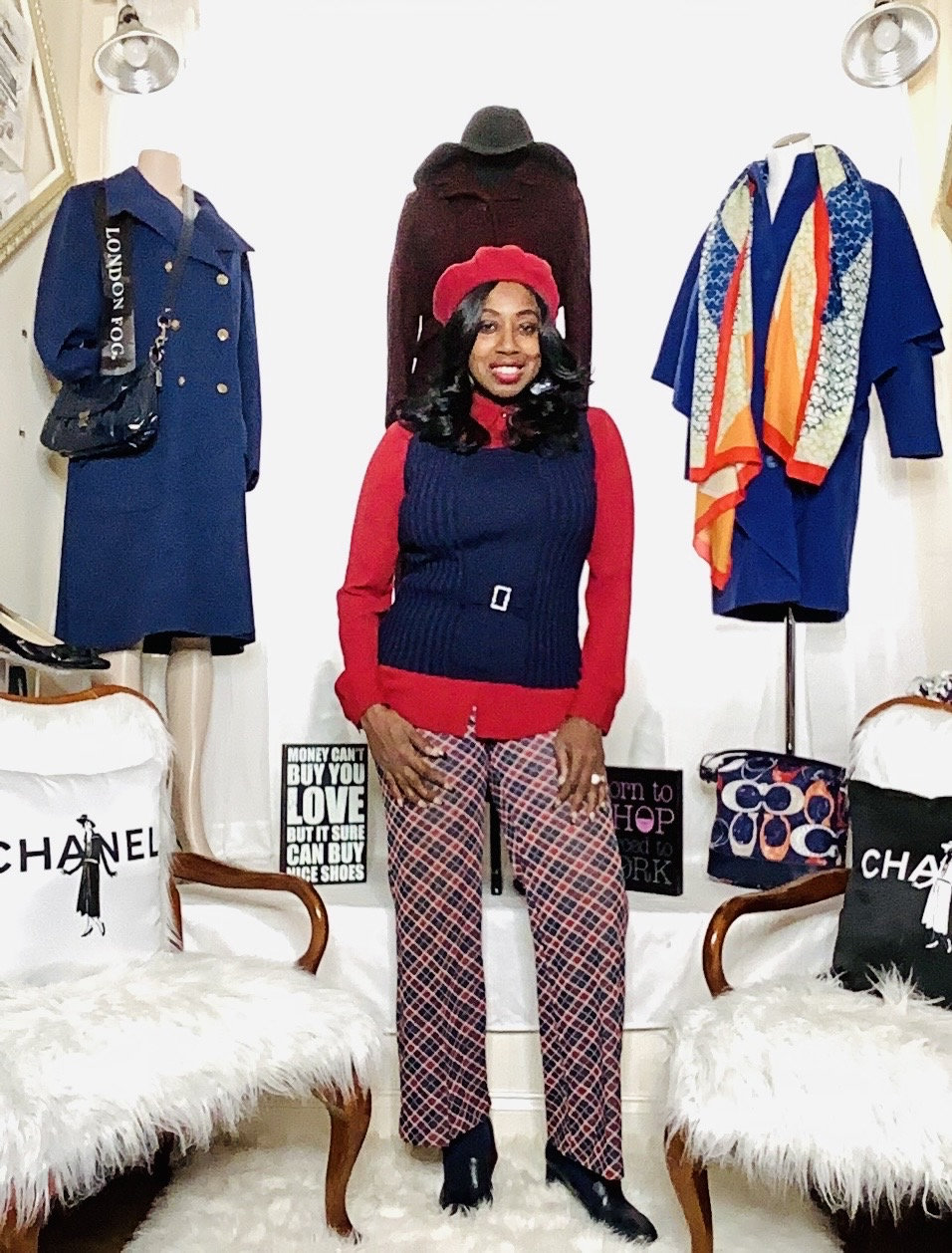 Vintage Blaue Pulli Weste Vintage Blaue Pulli Weste von RozzCloset