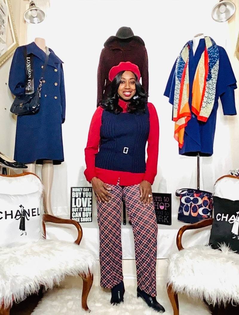 Vintage Blaue Pulli Weste Vintage Blaue Pulli Weste von RozzCloset