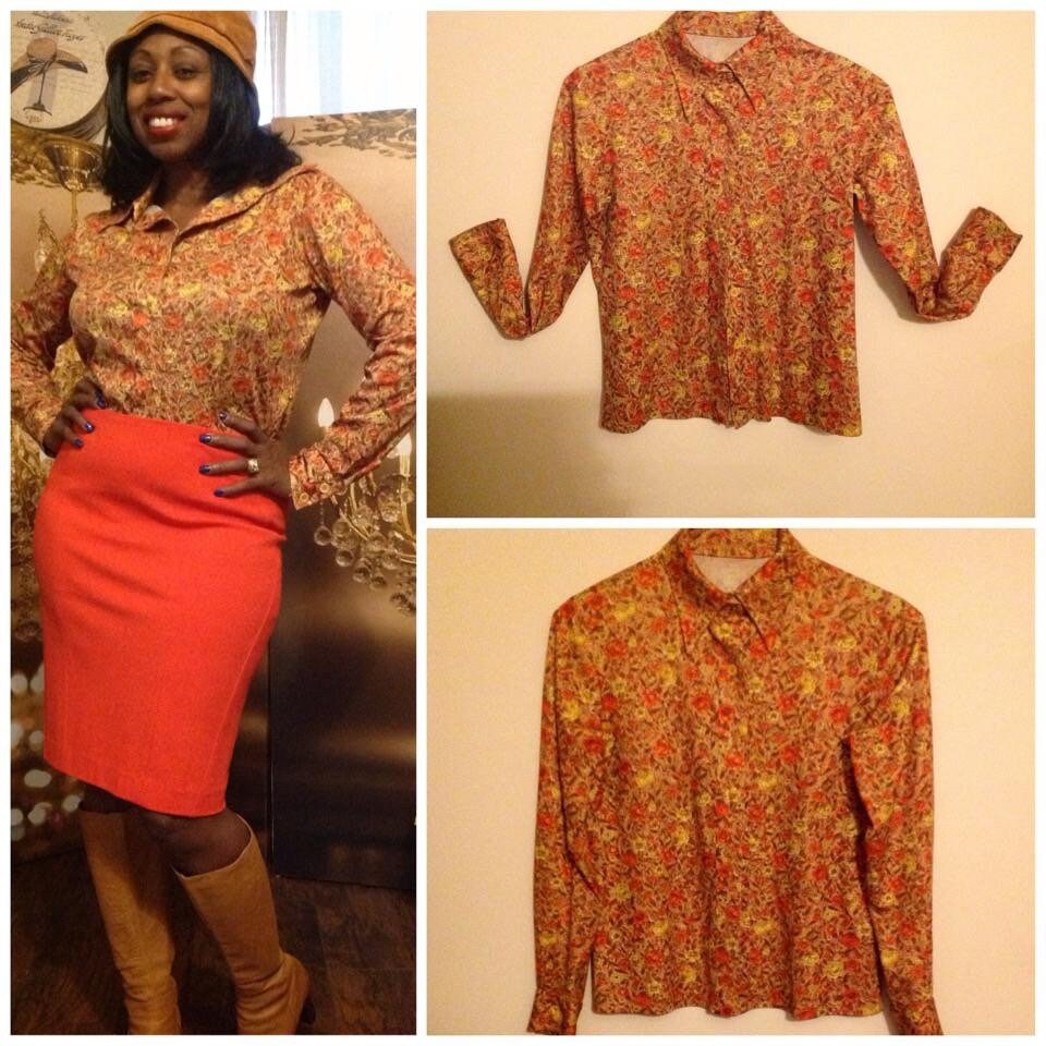 Vintage Handgemachte Bluse Vintage Handgemachte Bluse von RozzCloset