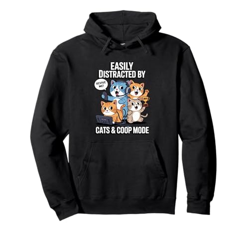 Rpg Gamer Katzen Coop Mode Side Quest Nerdiges Herren Damen Pullover Hoodie Rpg Gamer Katzen Coop Mode Side Quest Nerdiges Herren Damen Pullover Hoodie von Rpg Gamer Katzen Side Quest Ablenkung Nerdig