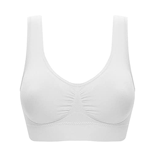 BH Damen Ohne Bügel Große Brüste Bustiers Top Soft BH Stretch Bequem Bralette Komfort BH Nahtlose Freizeit Unterwäsche Fitness Yoga Sports BH von Rpporm