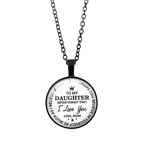 Inspiration Papa-Anhänger Kette Kette Sie Geschenke ich Geschenke Geburtstag die Liebe zur Tochter Herz von den Halsketten & Anhänger Perlen Ketten Damen (C, One Size) von Rpporm