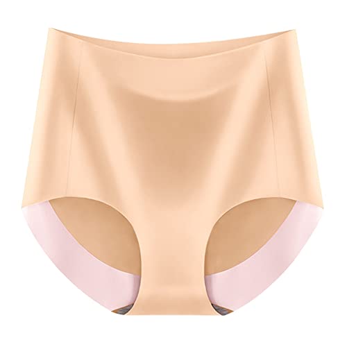 Rpporm Bauch Weg Unterhosen Damen Hoher Taille Slip Seamless Slips Unterwäsche Frauen Nahtlose Panty High Waist Taillenslip Weich Stretch Atmungsaktive Panties von Rpporm