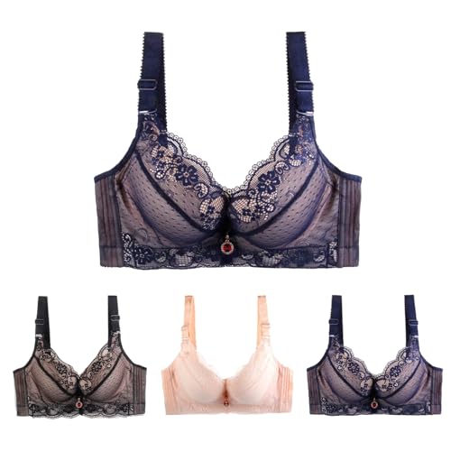 Rpporm Damen BH Mit Bügel Gepolstert Große Größen Vollschalen Bequeme BH Everyday Bras Bralette Full Cup Softschalen BH Komfort Push Up BHS Extrem Comfy Rpporm Damen BH Mit Bügel Gepolstert Große Größen Vollschalen Bequeme BH Everyday Bras Bralette Full Cup Softschalen BH Komfort Push Up BHS Extrem Comfy von Rpporm