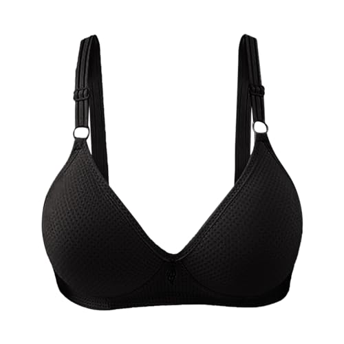 Rpporm Damen Push Up BH Ohne Bügel Nahtloser Minimizer BH Atmungsaktiver Ultrakomfortabler T Shirt Bra Frauen Soft Cup Große Größen Bralette für Alltag von Rpporm