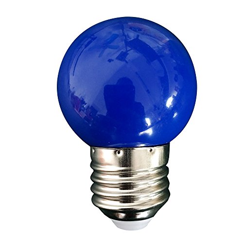 Rpporm LED-Party-Dekoration Energiesparlampe E27 Glühlampe Farbe LED-Licht Coole Sachen Für Teenager Mädchen (Blue, One Size) von Rpporm