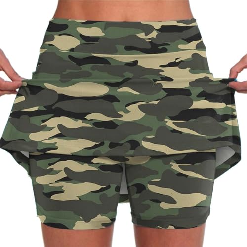 Rpporm Strand Urlaub Must Haves Jogginghosen Damen Sale Hosenrock Tennisrock Damen Mit Hose Leggings 2 In 1 Shorts Fitness Sport Golfrock Laufrock Faltenrock Damen Lang von Rpporm