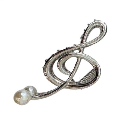Fancy Musiknoten-Haarklammer für Damen und Mädchen, rutschfeste Metall-Haarnadeln mit Musikpartitur-Design, stilvolle starke Haarspangen, elegantes Musikliebhaber-Accessoire, für dickes oder feines von Rproonay