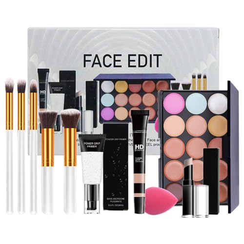 Make-up-Kit für Frauen, professionelles Make-up-Set, Vollgesichtskit, Kosmetik-Make-up-Kit, Gesichts-Make-up-Set, komplettes Make-up-Set, einfach zu bedienen, tragbar für Frauen von Rproonay