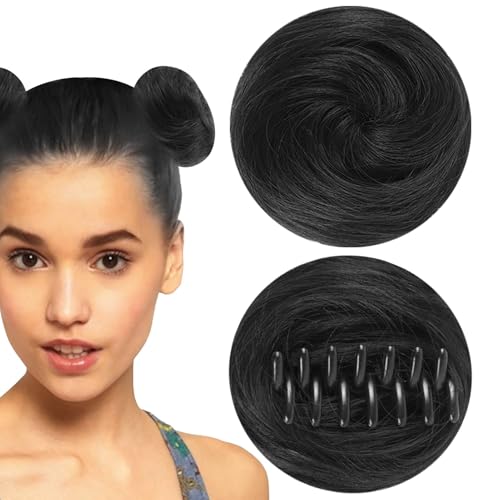 Klauen-Clip-Haarteile für Frauen, Haarknoten-Extensions, natürlicher Kunsthaar-Dutt, Klauen-Haar-Zubehör, einfacher Clip-in-Haarknoten, Damen-Haarklammer-Extensions, Hochsteckfrisur-Haar-Zubehör, von Rqrdww