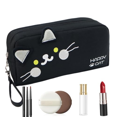 Rqrdww 22 x 7 x 10 cm Schüler-Bleistift-Aufbewahrung, Oxford-Tuch, Make-up-Organisationstasche, Kosmetik-Aufbewahrungstasche, Schreibwaren-Behälter, niedliches Schul-Federmäppchen, von Rqrdww