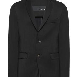 Rrd Herren Schwarz Wollmischung Blazer - Elegant & Dehnbar von Rrd - Roberto Ricci Designs