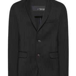 Rrd Herren Schwarz Wollmischung Blazer - Elegant & Dehnbar von Rrd - Roberto Ricci Designs
