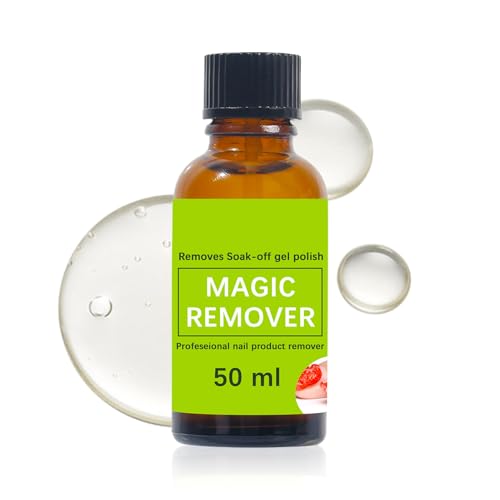 Rrlihjgu Acryl Nagellackentferner - 50ml Gellackentferner Zum Einweichen - Sanft Natürliche Anwendung Für Mädchen Und Frauen Anfänger Heimsalon von Rrlihjgu