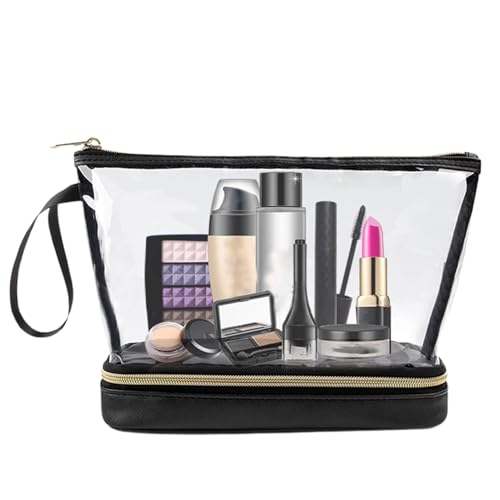 Rrlihjgu Kulturbeutel für Reisen, transparente Make-up-Taschen mit Reißverschluss | Tragbare, durchsichtige Make-up-Taschen - Kosmetiktasche, Kulturbeutel-Organizer, Make-up-Aufbewahrungskoffer für von Rrlihjgu