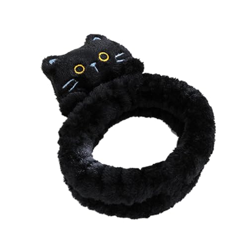 Rrlihjgu Spa-Haarbänder für Katzen, Spa-Stirnband zum Waschen des Gesichts, Make-up-Stirnband zum Waschen des Gesichts, niedliches Spa-Stirnband für Katzen, Haarbänder für die Hautpflege, Haarbänder von Rrlihjgu