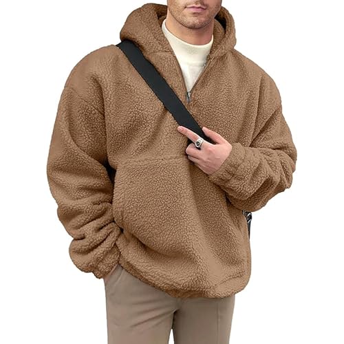 Rrongwn Fleece Hoodie Herren Teddy Fleece Kapuzenpullover Oversized Mode Sweatshirt Winter Kapuzenpulli Warm Langarm Kordelzug Sweatshirt Classic Pullover Mit Kapuze 2024 Winter Pulli Rrongwn Fleece Hoodie Herren Teddy Fleece Kapuzenpullover Oversized Mode Sweatshirt Winter Kapuzenpulli Warm Langarm Kordelzug Sweatshirt Classic Pullover Mit Kapuze 2024 Winter Pulli von Rrongwn