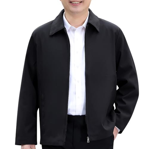 Rrongwn Herren Blouson Übergangsjacke Leichte Bomberjacke Fliegerjacke Wasserabweisend Arbeitsjacke Herbst Frühling Freizeitjacke Leichte Trainingsjacke, Laydown-Kragen, Business-Looks Casual Jacke Rrongwn Herren Blouson Übergangsjacke Leichte Bomberjacke Fliegerjacke Wasserabweisend Arbeitsjacke Herbst Frühling Freizeitjacke Leichte Trainingsjacke, Laydown-Kragen, Business-Looks Casual Jacke von Rrongwn