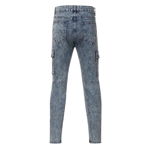 Rrongwn Herren Jeans Slim Fit Destroyed Stretch Jeans Mit Reißverschluss Coole Schwarze Mode Jeans Skinny Ripped Slim Fit Hip Hop Hose Mit Löchern Für Männer Jeans Party Freizeithose Rrongwn Herren Jeans Slim Fit Destroyed Stretch Jeans Mit Reißverschluss Coole Schwarze Mode Jeans Skinny Ripped Slim Fit Hip Hop Hose Mit Löchern Für Männer Jeans Party Freizeithose von Rrongwn