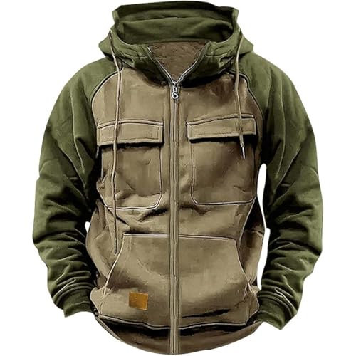 Rrongwn Hoodie Herren Oversize Winter Dicke Kapuzenpulli Casual Sweatshirt Hip Hop Outdoor Kapuzenpullover Personalisierte Hoodie Langarm Hooded Pullover 2024 Winter Pulli Bequem Oberteile von Rrongwn