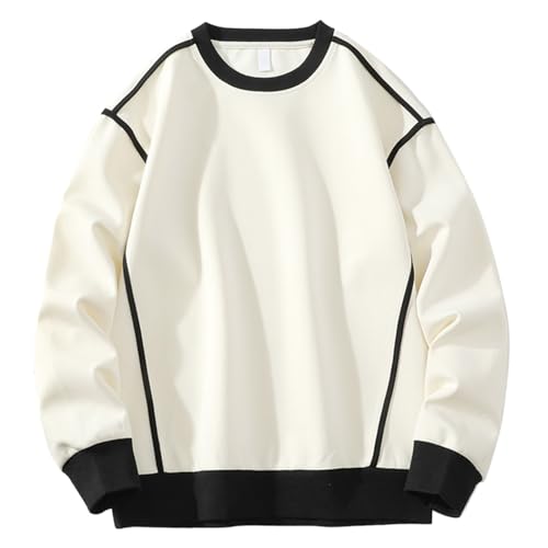 Rrongwn Longsleeve Herren Tshirt Mode Sweatshirt Basic Langarmshirt Langarm Atmungsaktiv Sportshirt Outdoor Street Shirt Casual Sport Fitness Oberteil von Rrongwn