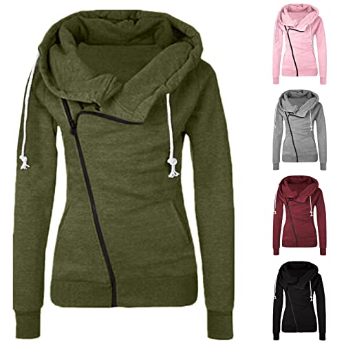 Rrongwn Sweatjacke Damen Klassische Übergangsjacke Winddichter Wintermantel Warm Wintermantel Mit Kapuze Slim Fit Kapuzenjacke Herbst Damenmantel Mode Outdoorjacke Outdoor Wanderjacke von Rrongwn