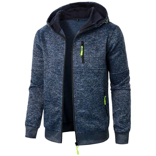 Rrongwn Sweatjacke Herren Basic Strickjacke Casual Jacket Cardigan Herrenjacke Mode Sportjacke Dünne Fleecejacke Sweater mit Reißverschluss Einfarbig Langarmshirt Rrongwn Sweatjacke Herren Basic Strickjacke Casual Jacket Cardigan Herrenjacke Mode Sportjacke Dünne Fleecejacke Sweater mit Reißverschluss Einfarbig Langarmshirt von Rrongwn