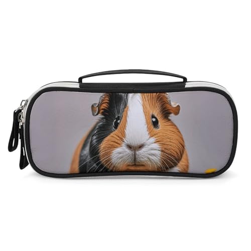 Rrtsmsgh Federmäppchen mit Blumenmotiv, großes Fassungsvermögen, kleine Make-up-Tasche aus PU-Leder mit Reißverschluss und Griff, tragbares Federmäppchen für Büro, Kosmetikaufbewahrung Rrtsmsgh Federmäppchen mit Blumenmotiv, großes Fassungsvermögen, kleine Make-up-Tasche aus PU-Leder mit Reißverschluss und Griff, tragbares Federmäppchen für Büro, Kosmetikaufbewahrung von Rrtsmsgh