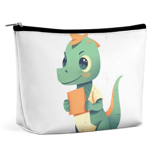 Rrtsmsgh Mit Umschlag-Make-up-Tasche für Damen, tragbare Reise-Kulturbeutel, PU-Leder-Kosmetiktasche mit Reißverschluss von Rrtsmsgh