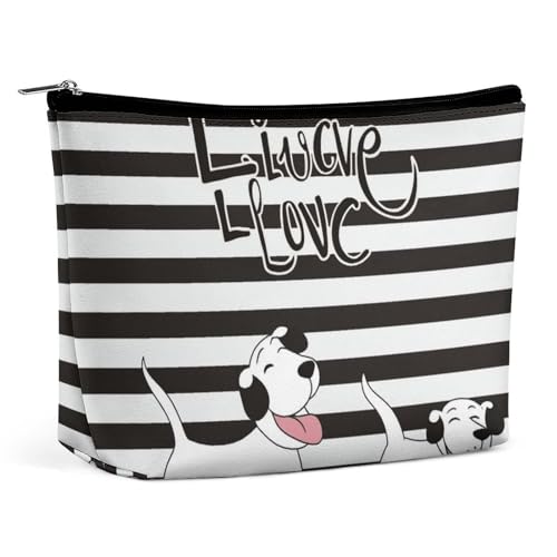 Rrtsmsgh Niedliche Make-up-Tasche mit Tiermotiv, für Damen, tragbare Reise-Kulturbeutel, PU-Leder, Kosmetiktasche mit Reißverschluss Rrtsmsgh Niedliche Make-up-Tasche mit Tiermotiv, für Damen, tragbare Reise-Kulturbeutel, PU-Leder, Kosmetiktasche mit Reißverschluss von Rrtsmsgh