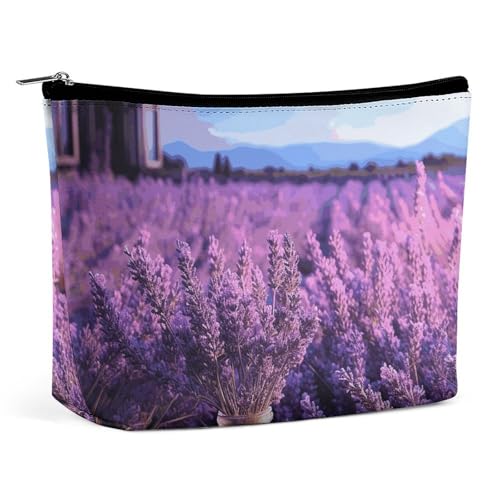 Rrtsmsgh Romantische Make-up-Tasche für Damen, tragbar, Reise-Kulturbeutel, PU-Leder, Kosmetiktasche mit Reißverschluss Rrtsmsgh Romantische Make-up-Tasche für Damen, tragbar, Reise-Kulturbeutel, PU-Leder, Kosmetiktasche mit Reißverschluss von Rrtsmsgh