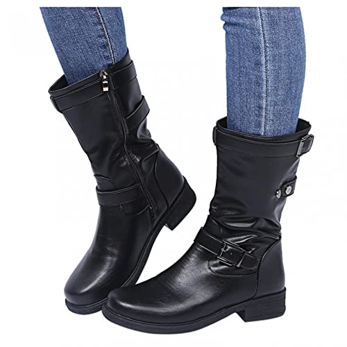 Damen Kurzschaft Stiefel Rrunsv Gummistiefel Gummistiefeletten Regenstiefel Chelsea Boots Schnürstiefelette Glattleder Unisex-Erwachsene Reitsportschuhe Damen Waterville Basic Waterproof Schnürstiefel von Rrunsv