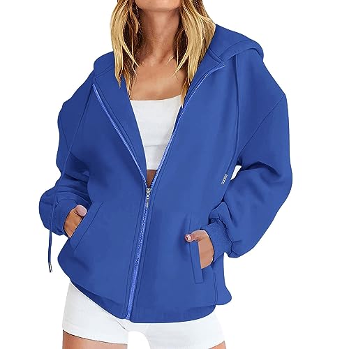 Oversize Pullover Damen, Decken Hoodie Damen, Kuschelpullover Damen, Übergroßer Hoodie Damen Flauschig, Weiches Futter, Gemütliche Sherpa-Decke Winter Sweatshirt Oversize Pullover Kapuzenpullover a058 von Rrunsv