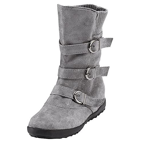 Reitstiefelette Classic, Stiefelette, Glattleder, Rrunsv Unisex Damen Stiefeletten Worker Boots Spitze Chunkyrayan Damen Stiefeletten Chelsea Boots mit Blockabsatz Profilsohle von Rrunsv