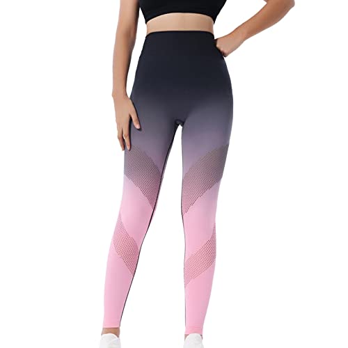 Scrunch Butt Leggings Damen High Waist Seamless Push Up Booty Leggins Hose für Sport Yoga Fitness Gym Workout Yogahose Damen Radlerhose A521 von Rrunsv