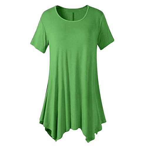 St. Patricks Day Kostüm Damen, Shirt Damen Sommer Kurzärmlig Tops Happy St. Patricks Day Briefdruck, Hut- und Kleeelemente Irisch T-Shirt Kurzarm T-Shirt mit Rundhals Tailliertes Tshirt E036 von Rrunsv