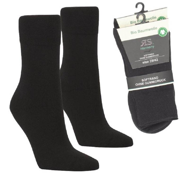RS Harmony Basicsocken Biosocken aus 98% zertifizierter Biobaumwolle Organic Bio Socken (2 Paar) von RS Harmony