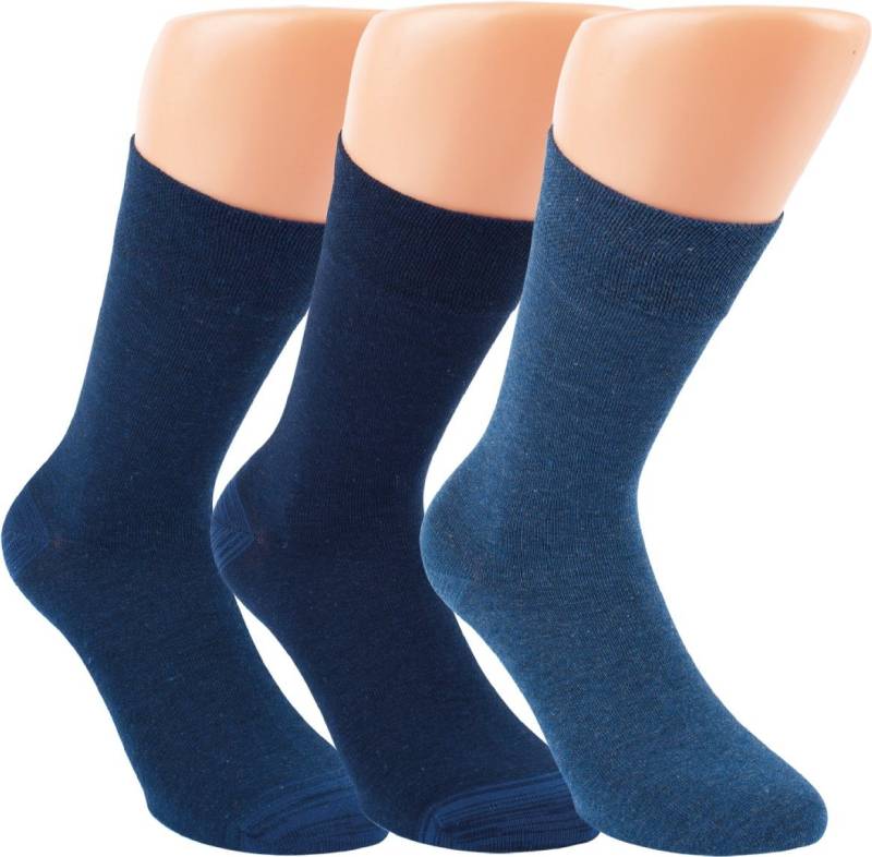 RS Harmony Businesssocken Bambus Viskose Socken MELANGE Softrand ohne Gummi Unisex (6 Paar) von RS Harmony