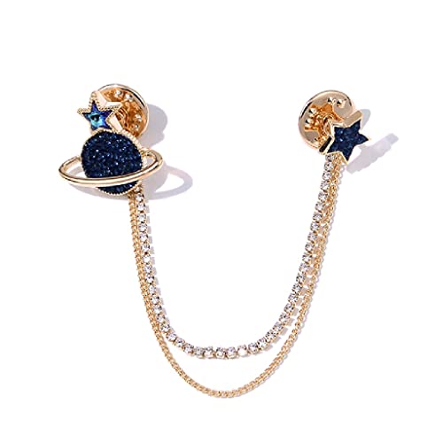 Rsmmpqa Damen Kette Kragen Pin Zubehör Anzug Ausschnitt Dekorative Accessoires von Rsmmpqa