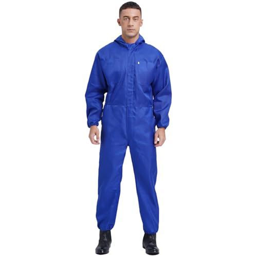 Rswnyirn Arbeitsoverall Herren Lackieranzug Mehrweg Maleranzug Einteiler Overall Ganzkörperanzug Staub Schutz Werkstatt Uniform Arbeitskleidung Blau L Rswnyirn Arbeitsoverall Herren Lackieranzug Mehrweg Maleranzug Einteiler Overall Ganzkörperanzug Staub Schutz Werkstatt Uniform Arbeitskleidung Blau L von Rswnyirn