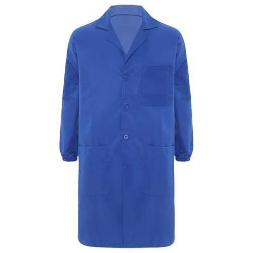 Rswnyirn Herren Arbeitsmantel Langarm Arbeitskitte Laborkittel mit Knopfleiste Taschen Berufsmantel Arbeitskleidung Königsblau 3XL/195 Rswnyirn Herren Arbeitsmantel Langarm Arbeitskitte Laborkittel mit Knopfleiste Taschen Berufsmantel Arbeitskleidung Königsblau 3XL/195 von Rswnyirn