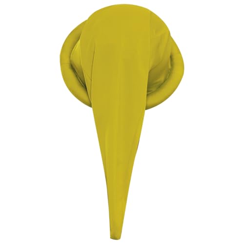 Rswnyirn Zipfelmütze Erwachsene Weihnachten Zwergenmütze Herren Damen Zwerg Wichtel Kostüm Fasching Karneval Kostüm Zubehör Gelb Einheitsgröße von Rswnyirn