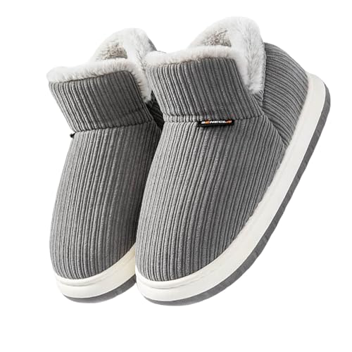 RuFengz hausschuhe flauschig, Hausschuhe Damen Winter Wärme Modern Geschlossen Winterhausschuhe Hauspantoffeln Feste Sohle Weiche Flauschige Pantoffeln Home Slippers Antirutsch Mode Outdoor/indoor von RuFengz