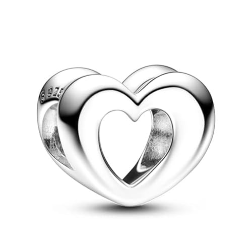 Ruaidhra Sterling Silber Herz Charm Anhänger für Armband,Sicherheitskette,Moments Serie Ruaidhra Sterling Silber Herz Charm Anhänger für Armband,Sicherheitskette,Moments Serie von Ruaidhra