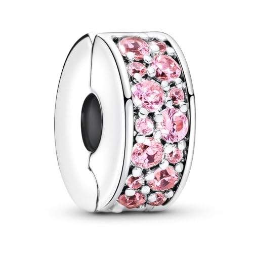 Rosa Charms Stopper & Beads für Damen,Farbintensive Legierungs,Blume Glühwürmchen Rosa Sterling Silber S925 Charm Anhänger für Armbänder,Sicherheitskette,Murano Glas Schmuck Rosa Charms Stopper & Beads für Damen,Farbintensive Legierungs,Blume Glühwürmchen Rosa Sterling Silber S925 Charm Anhänger für Armbänder,Sicherheitskette,Murano Glas Schmuck von Ruaidhra